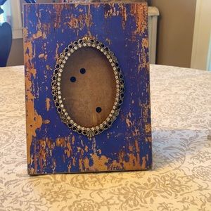 Creative Co-op jeweled picture frame.